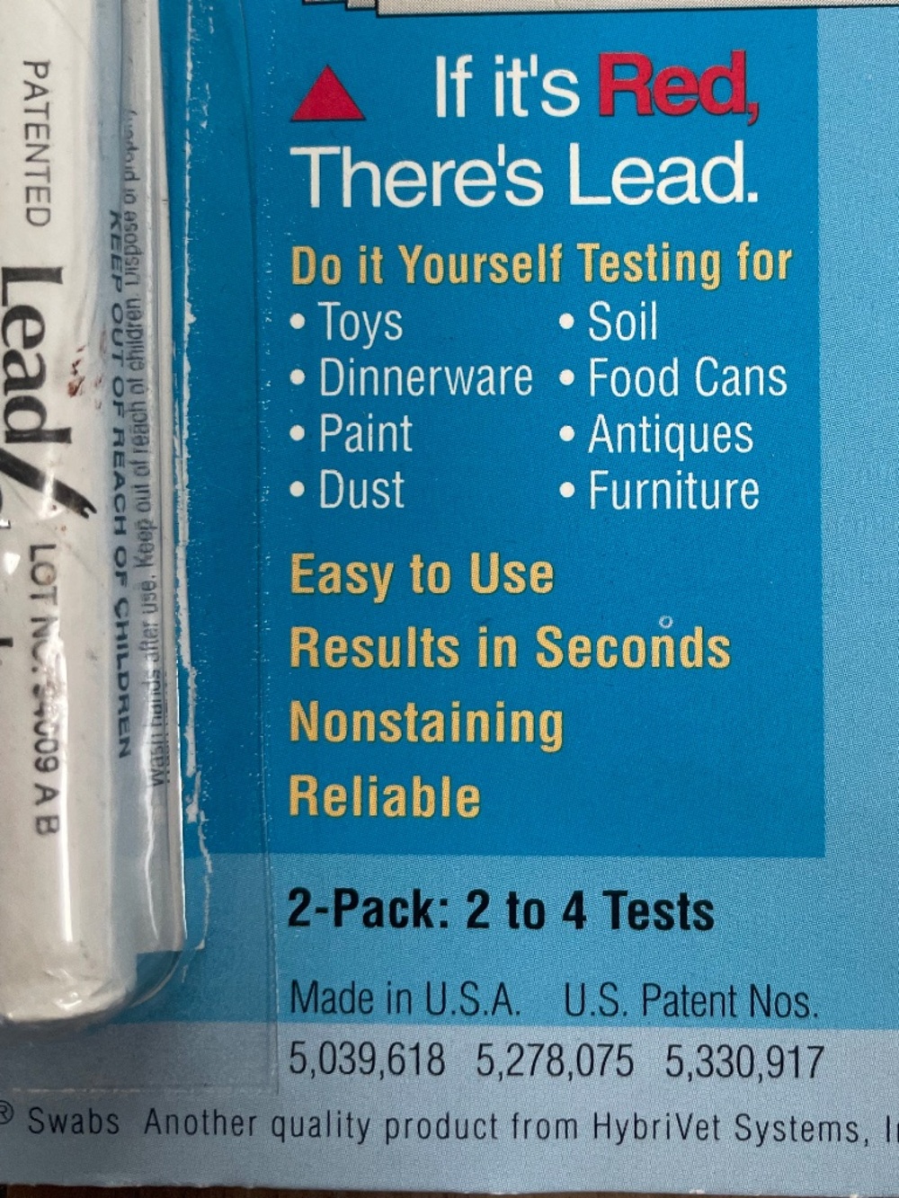 Household Lead Test Kit - Picture 3 of 5